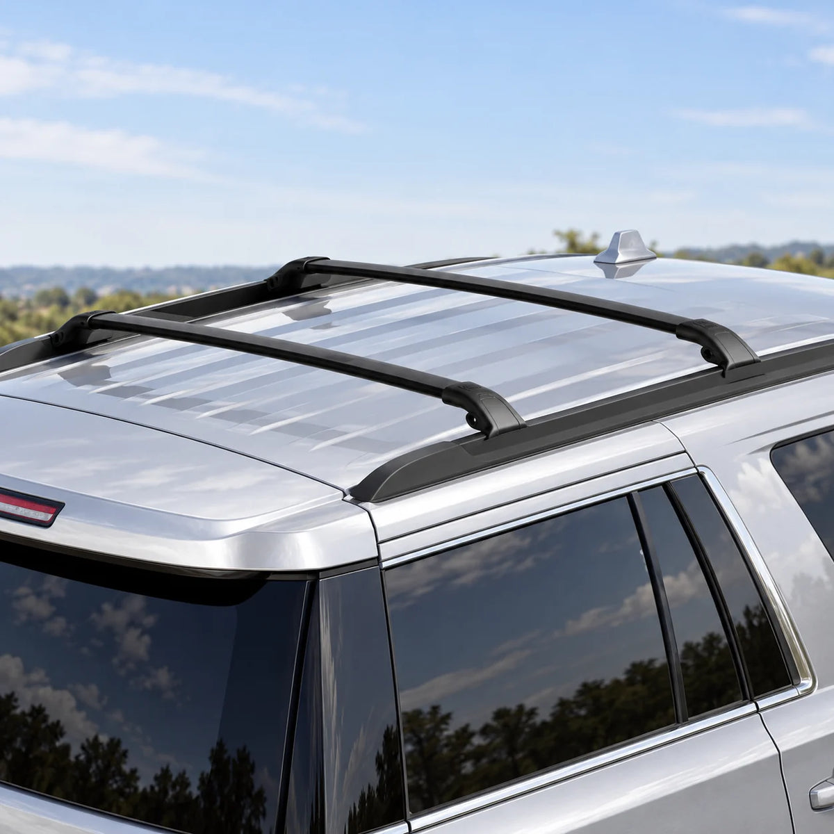 Juego Barras Transversales Techo Originales Chevrolet Tahoe 4.4 2015 - 2021