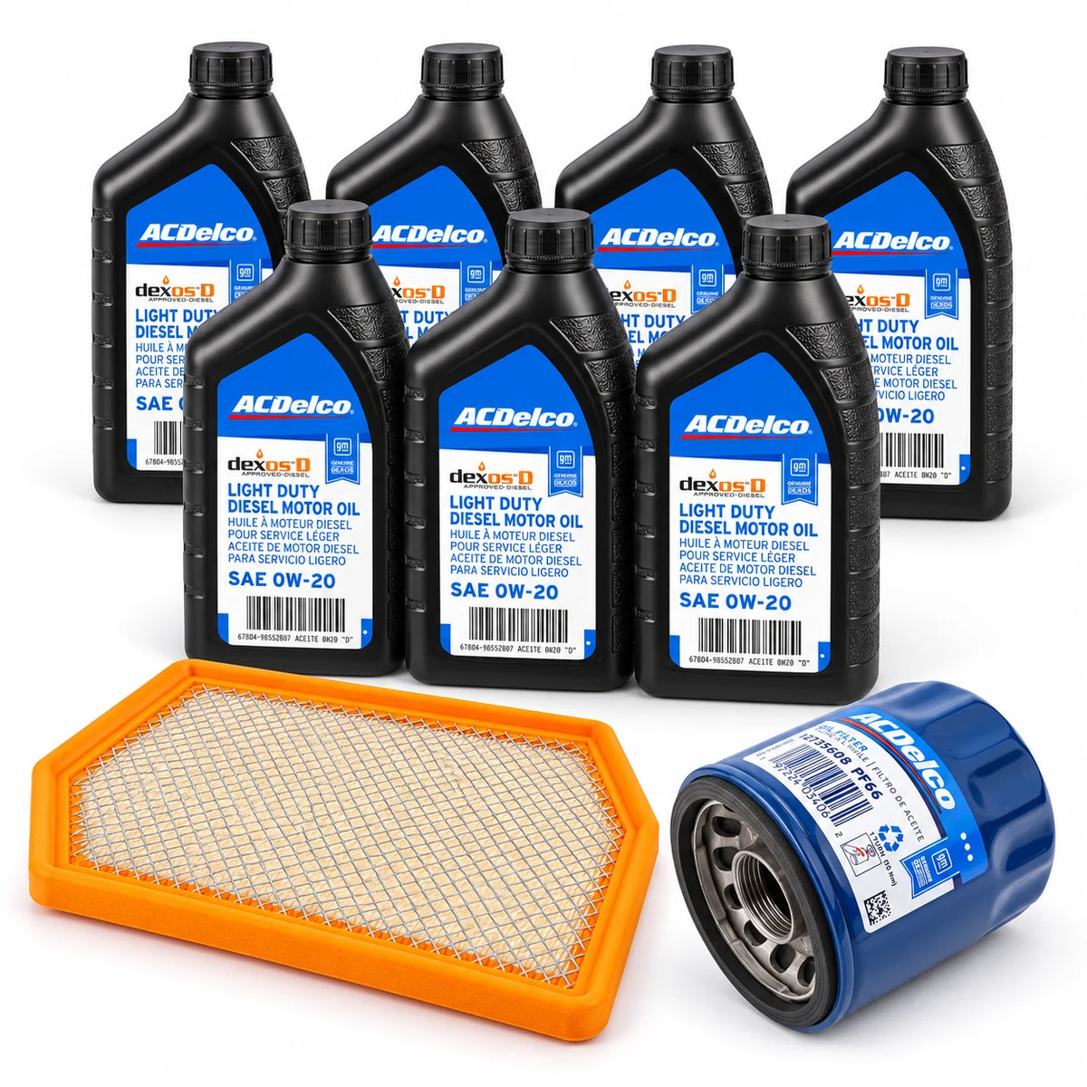 Kit de Mantención Silverado 3.0 Turbo Diesel Filtros y Dexos D 1 Litro